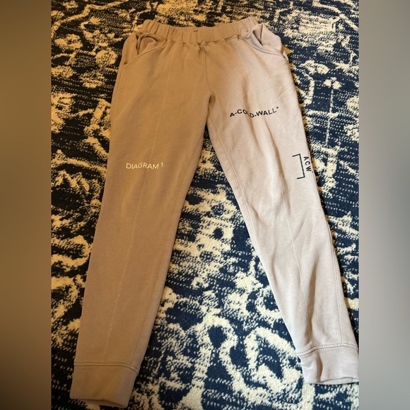 A-COLD-WALL* Tan Joggers - Picture 1 of 3